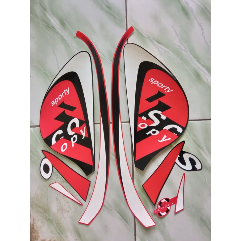 stiker striping new scoopy sporty 2022