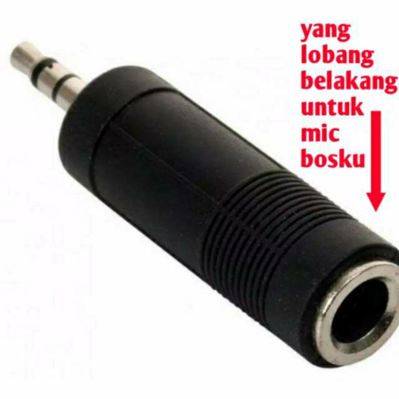 Jek mini stereo to soket akai mic cover