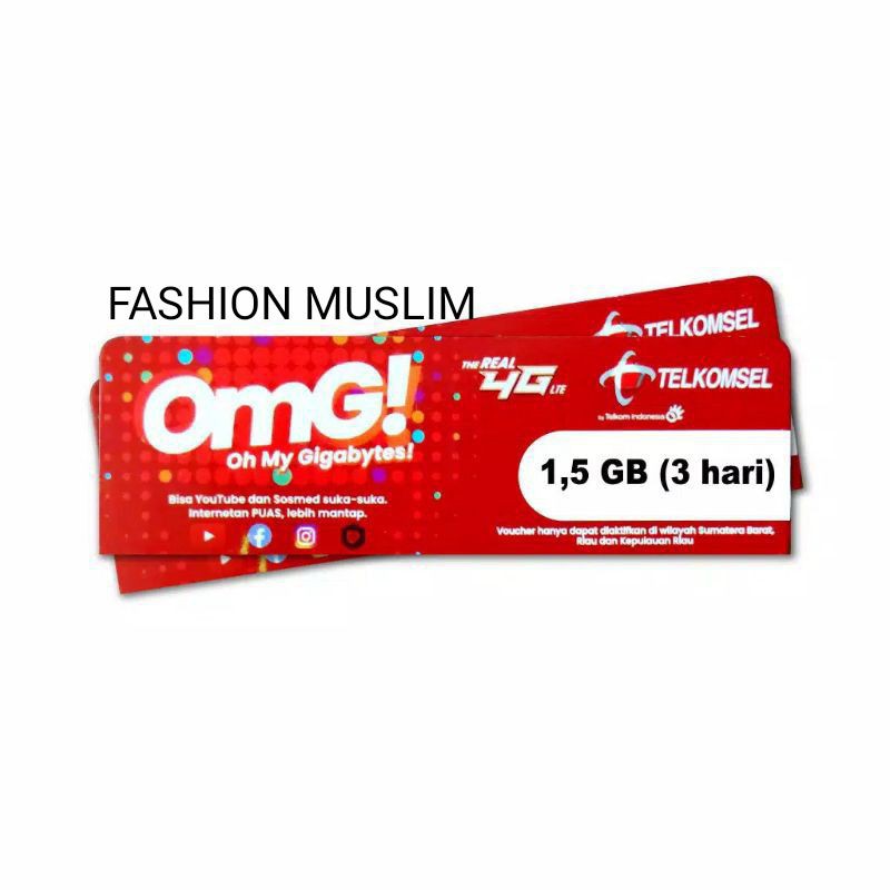 Telkomsel 1,5gb 3 hari