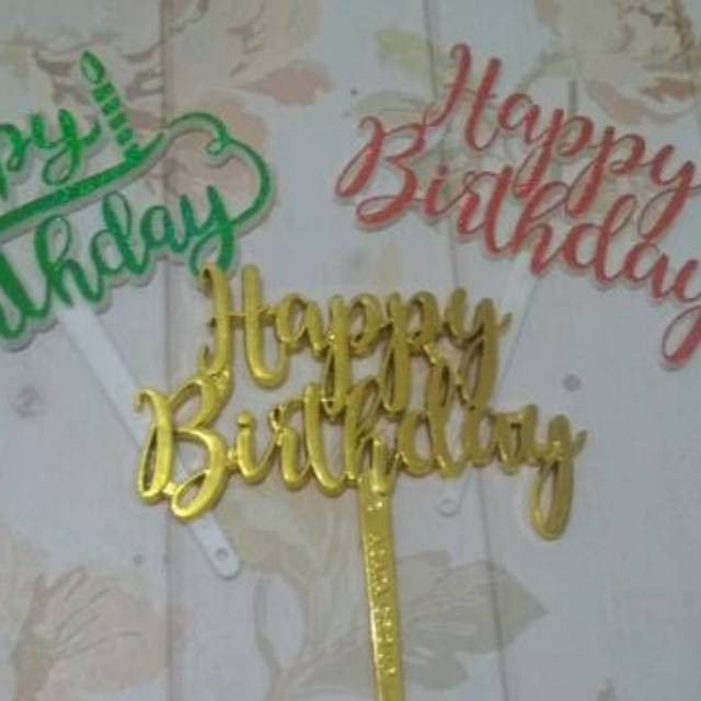 Aneka hiasan kue /aneka topper kue