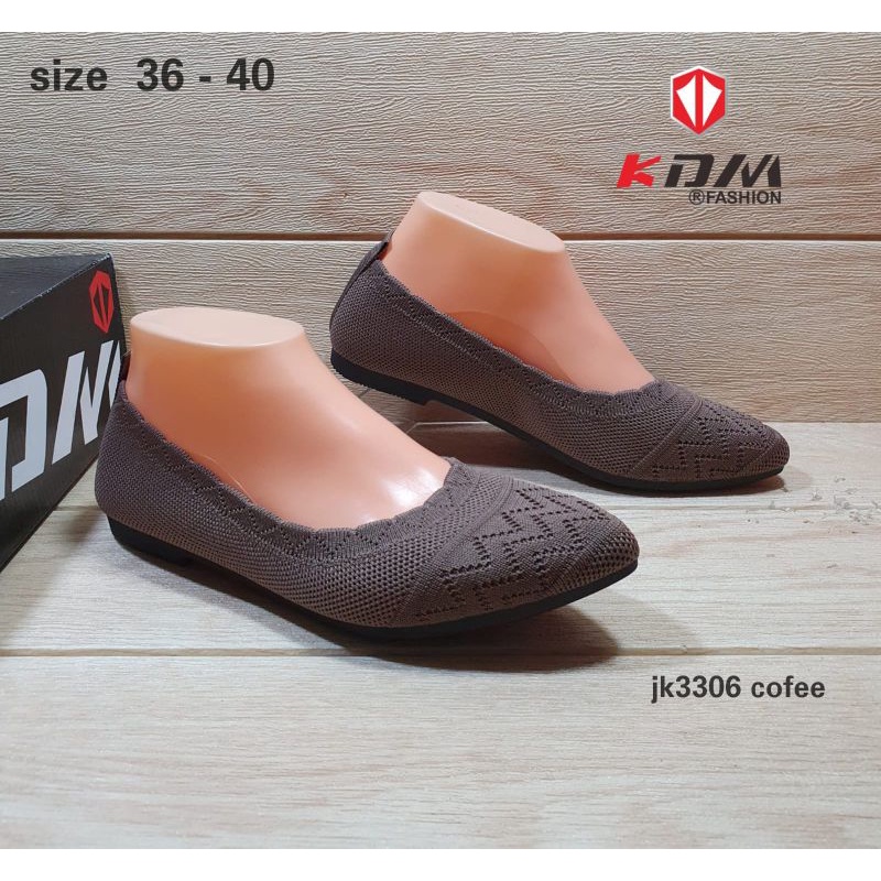 Sepatu Slip On Rajut Import Kdm