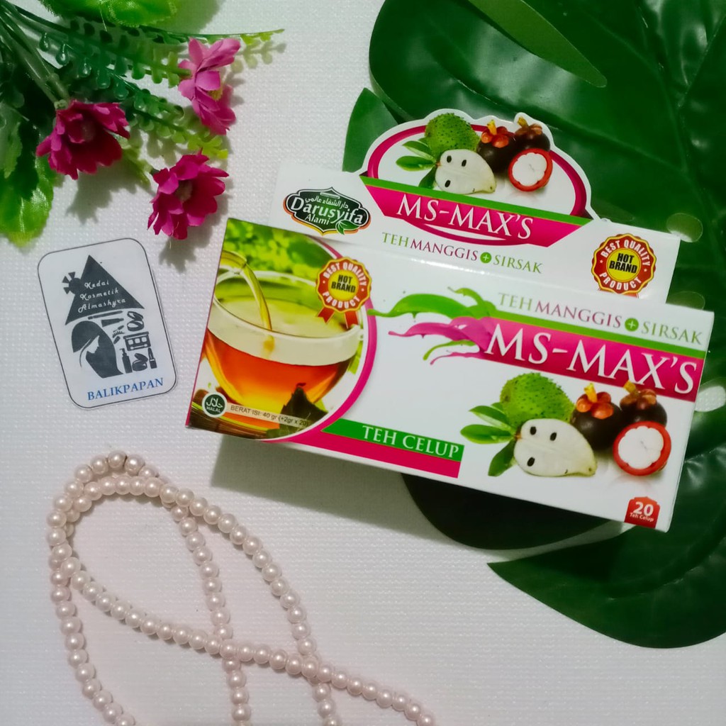 

Teh MS-MAX'S Darussyifa | Teh Kulit Manggis + Sirsak | Acemax Tea ( Anti kanker dan Anti Oksidan )