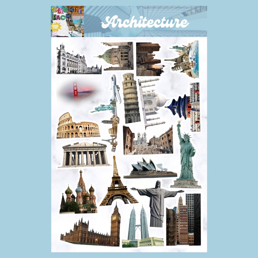 

Architecture Sticker Sheet