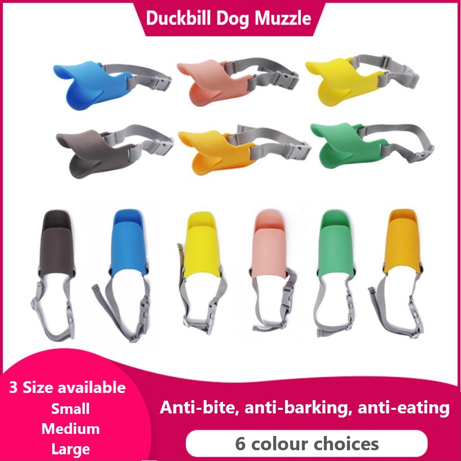 Penutup Mulut Anjing Penutup Mulut Hewan Duckbill Duck Break Silicone