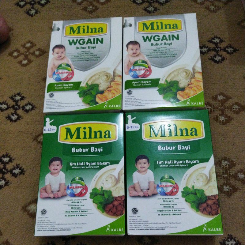 Jual Milna Wgain Dan Bubur Bayi Tim Hati Ayam Bayam Indonesia Shopee Indonesia