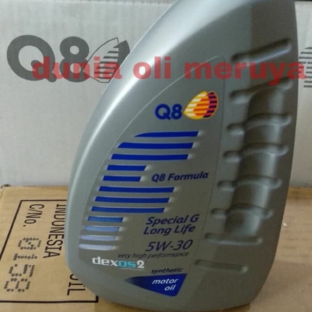 Oli Q8 special G long life 5/30w 1 liter (dexos 2)