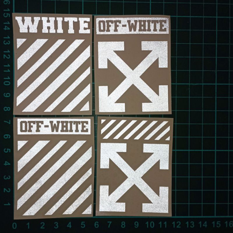 Sticker Cutting Off White