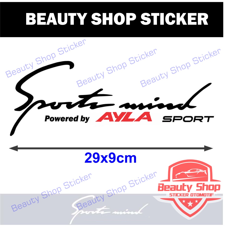 sticker sticker cutting mobil daihatsu ayla sportmind kap