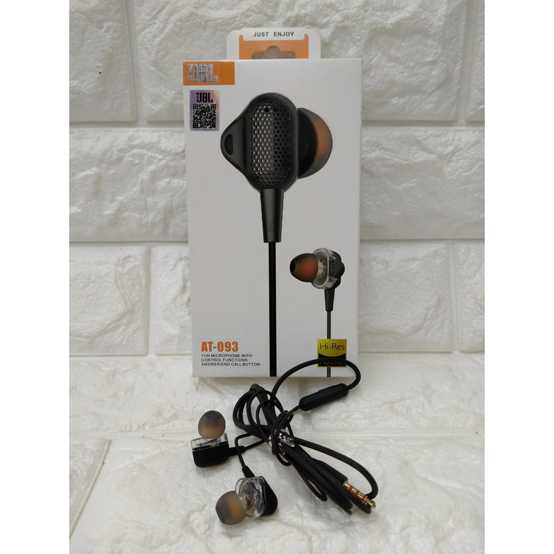 HF HANDSFREE HEADPHONE HEADSET EARPHONE JB AT-093 AT093 AT 093