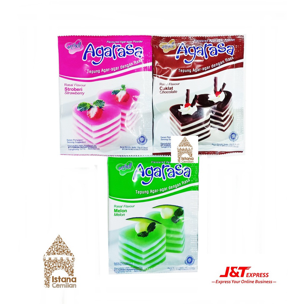 

Agarasa Nutrijell Tepung Agar-Agar Rasa