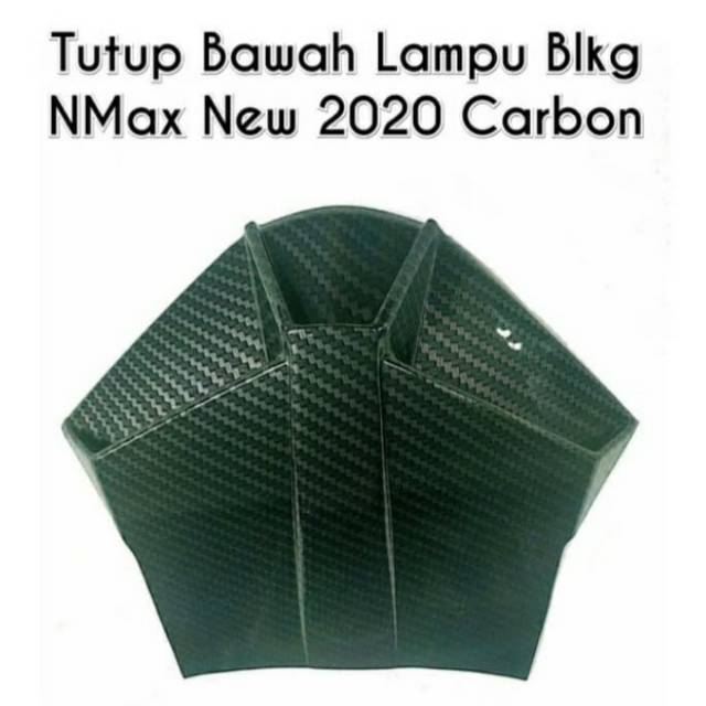 COVER TUTUP BAWAH LAMPU BELAKNG MEW NMAX 2020 CARBON