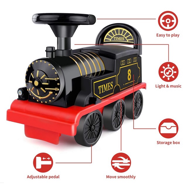 Sliding Step Ride On Train / Mainan Kereta Anak Manual