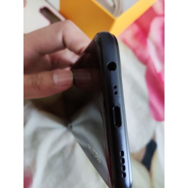 Realme Narzo 4/128 Gb Resmi fullset hitam mulus ex cewek aka realme 6
