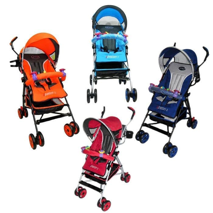 [** Packing Kardus **] PLIKO Baby Stroller 108 Adventure 2 Kereta Dorong Bayi PLIKO