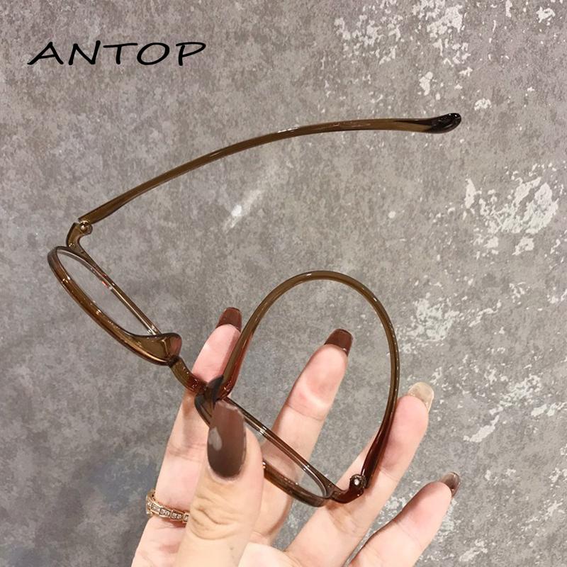 COD Kacamata Korea Wanita Kacamata Anti Radiasi Wanita Fashion retro flat Eyeglasses ANTOP