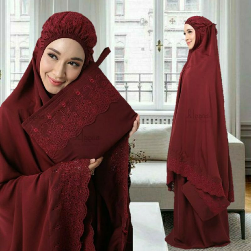 Mukena katun Premium Import Khadijah Pastel Grosir Khodijah Pasteleena Tas dewasa