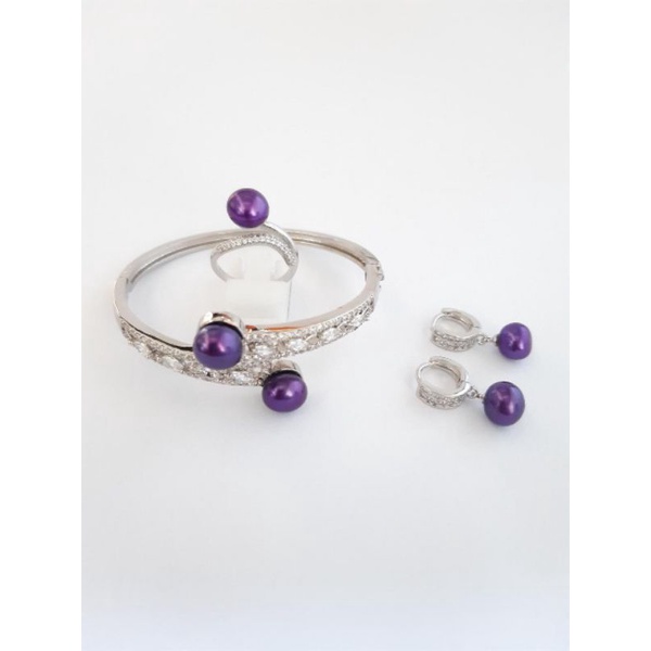 Set Perhiasan Mutiara Lombok || Set Perhiasan Mutiara Tawar || Bersertifikat