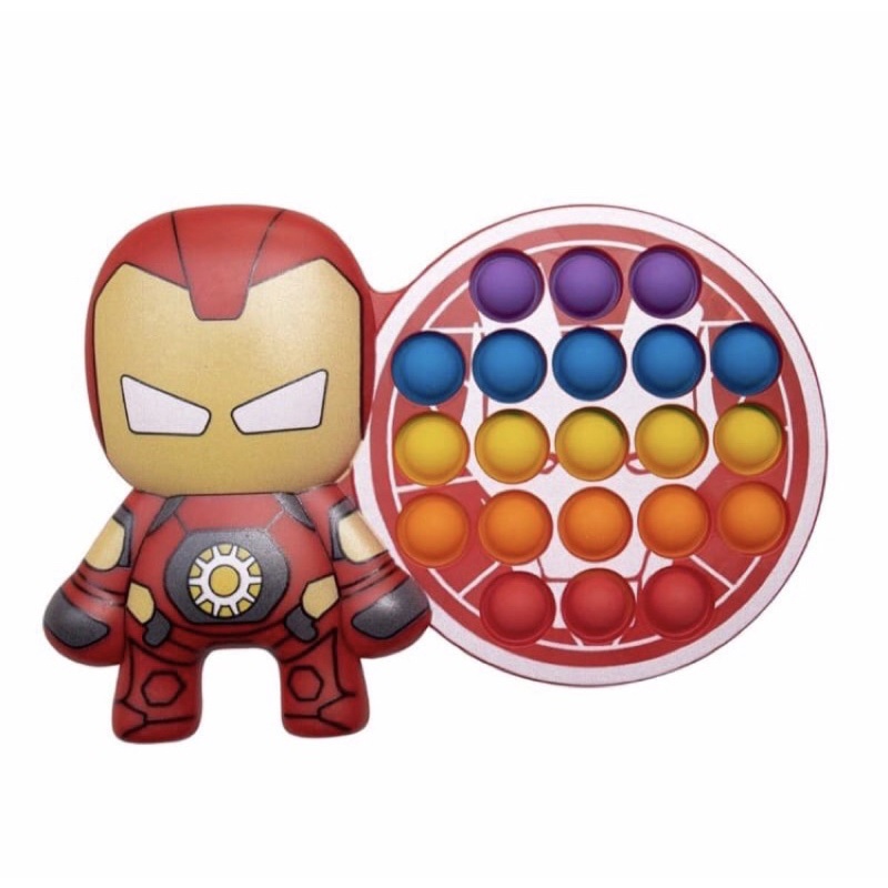 POP IT KARAKTER HULK CAPTAIN AMERICA IRON MAN SPIDERMA-3