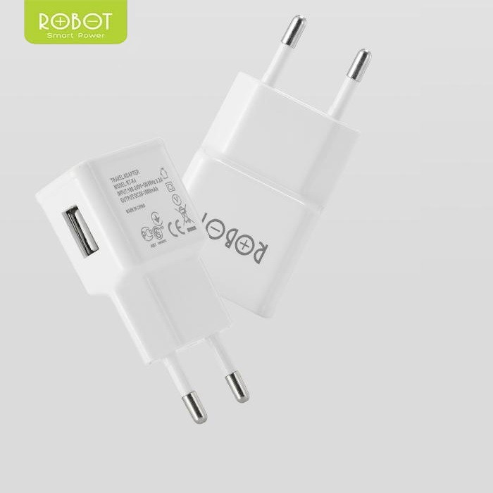 Kepala Charger Robot RT-K4 Adaptor Charger 1A  (1 Box isi 35Pcs) Garansi Resmi 1 Tahun