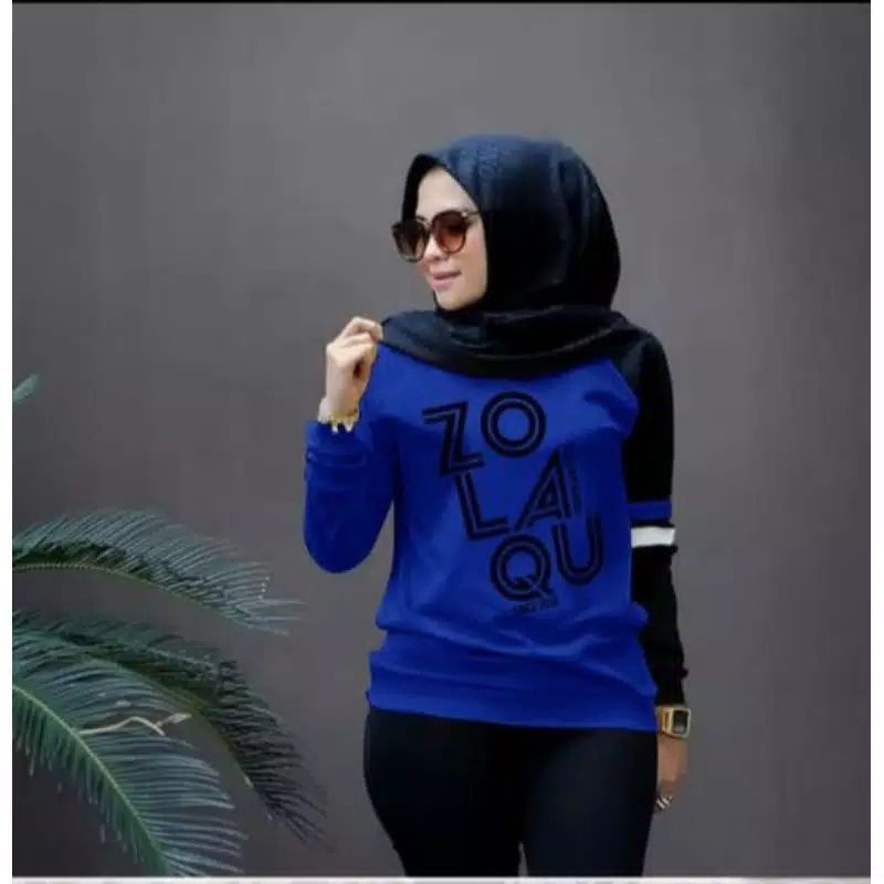 XOS - ATASAN ZOLAQU / KAOS LENGAN PANJANG / ATASAN WANITA / FASHION MUSLIMA / COD✅ (Good Quality)