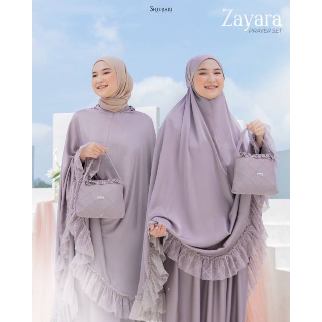 Zayara Prayer Set by Shieraki (mukena silk)