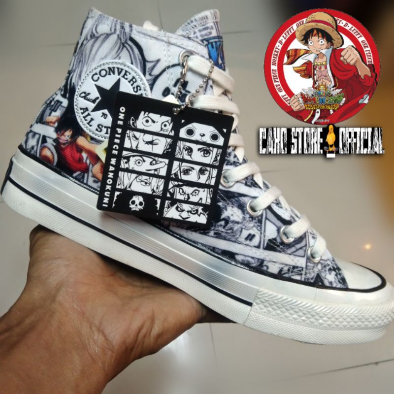 CAKO STORE OFFICIAL / SEPATU SNEAKER ONE PIECE / CONVERSE 70S HIGH ONE PIECE PREMIUM BNIB / SEPATU K