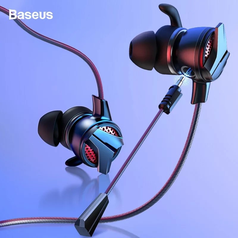 Headset Gaming , Schooling + Mic Gamo Baseus Jack Aux 3.5mm