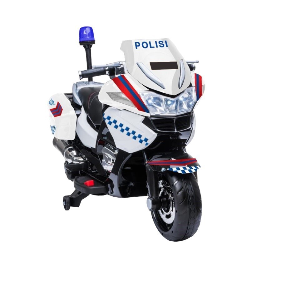 Mainan Anak Motor Aki Yukita 118 Motor Police P