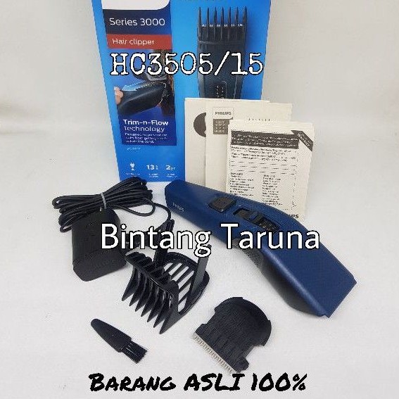 Alat cukur rambut Philips HC3505/15 Hair Clipper Philips series 3000 Original