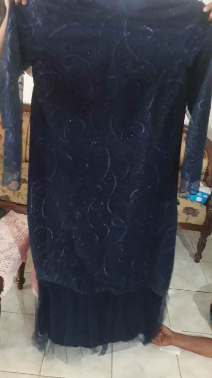 (model Baru) Gamis Geraldine / Bahan Brukat Tile Mutiara/size S-m,l,xl, Xxl/gamis Tile / Gamis Pesta
