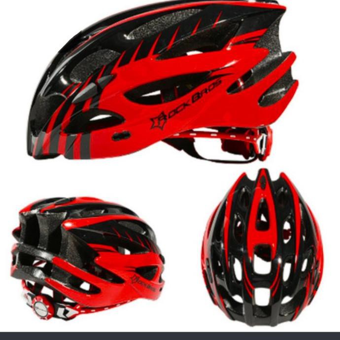 Hadir Helm Rockbros Wt027 Helm Sepeda For Seli Mtb Road Bike - Merah Bergaransi
