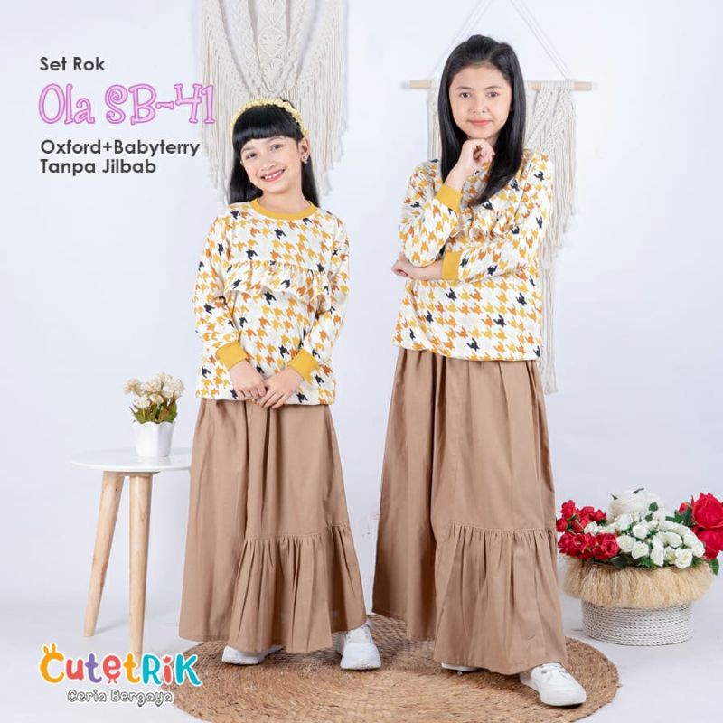 SETELAN ROK ANAK CEWEK SETELAN ROK ANAK PEREMPUAN SETELAN MUSLIM ANAK PEREMPUAN SETELAN MUSLIM ANAK 