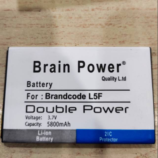 Batre bt Brandcode L5F doubel Power Brandcode L5F