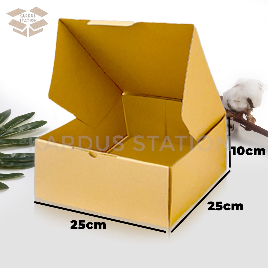 

Kardus Die Cut Polos ukuran 25x25x10 cm