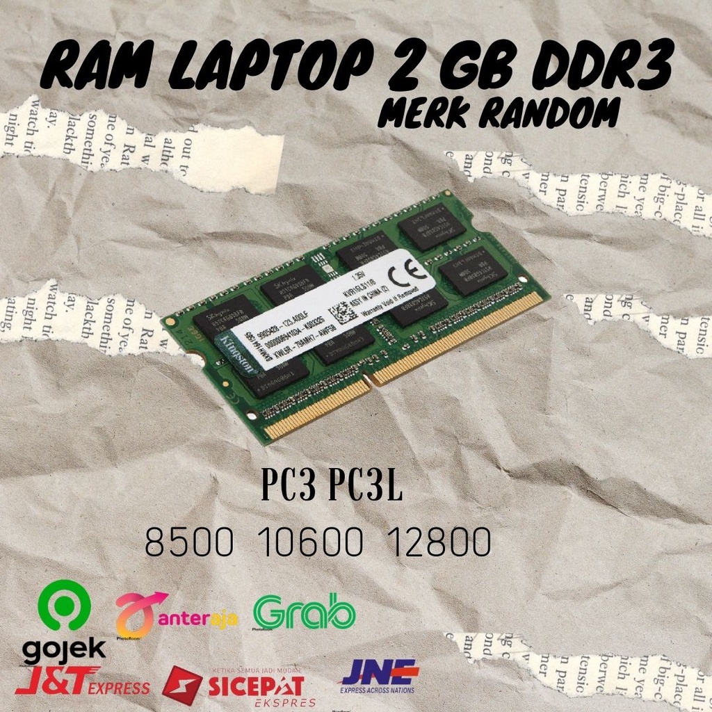 RAM LAPTOP 2 GB DDR3 Termurah Original