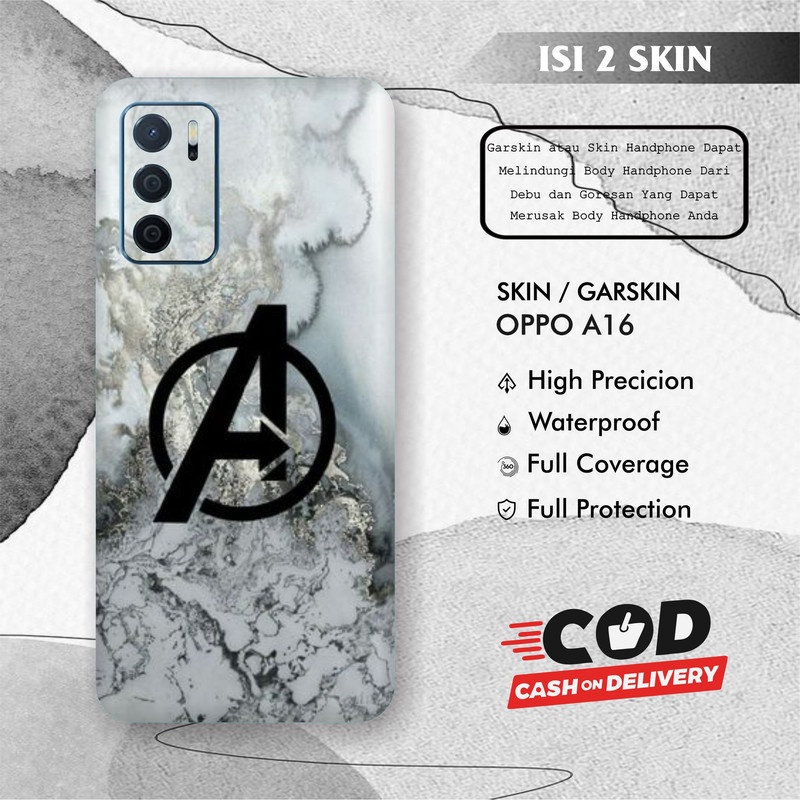 GARSKIN HP/ SKIN HANDPHONE OPPO A16 CUSTOM