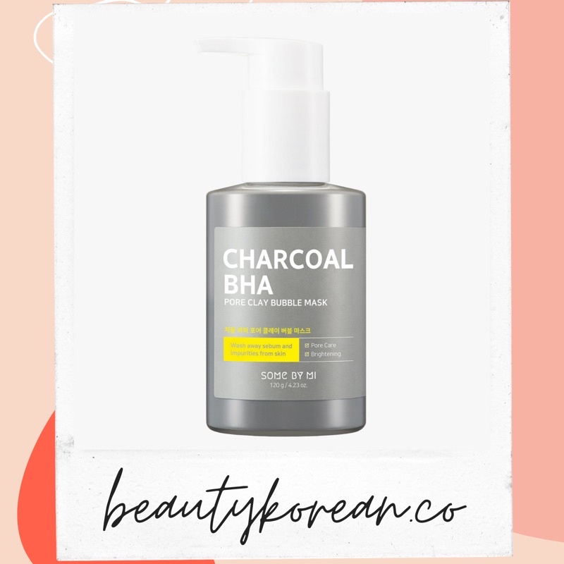 SOMEBYMI Some By Mi Charcoal BHA Pore Clay Bubble Mask 120gr