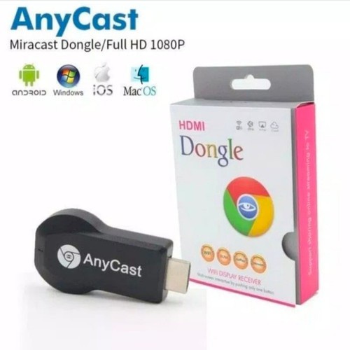 ANYCAST HDMI WIFI DONGLE ADAPTER SMARTPHONE WIRELESS IPHONE SAMSUNG SONY ASUS CHROMECAST KE TV LCD