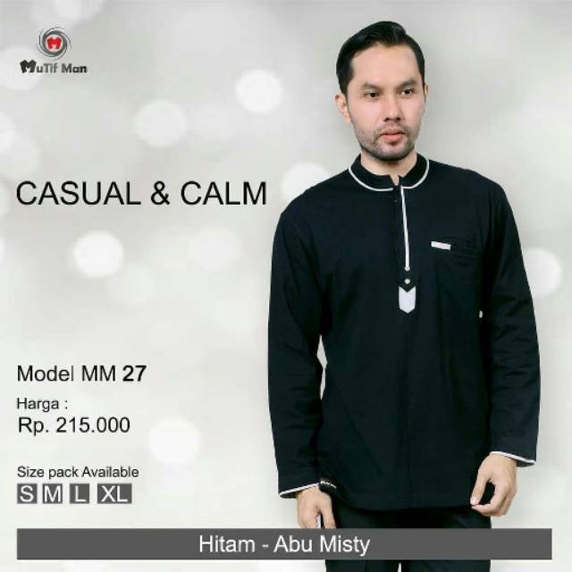 Baju Koko Kaos MUTIF MAN 27