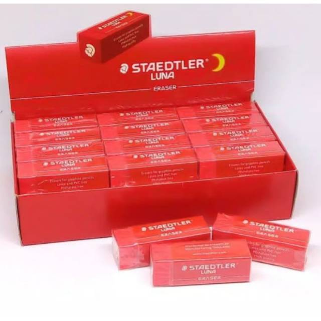 

ERASER STAEDTLER LUNA FULL RED | PERLENGKAPAN SEKOLAH ALAT TULIS ATK