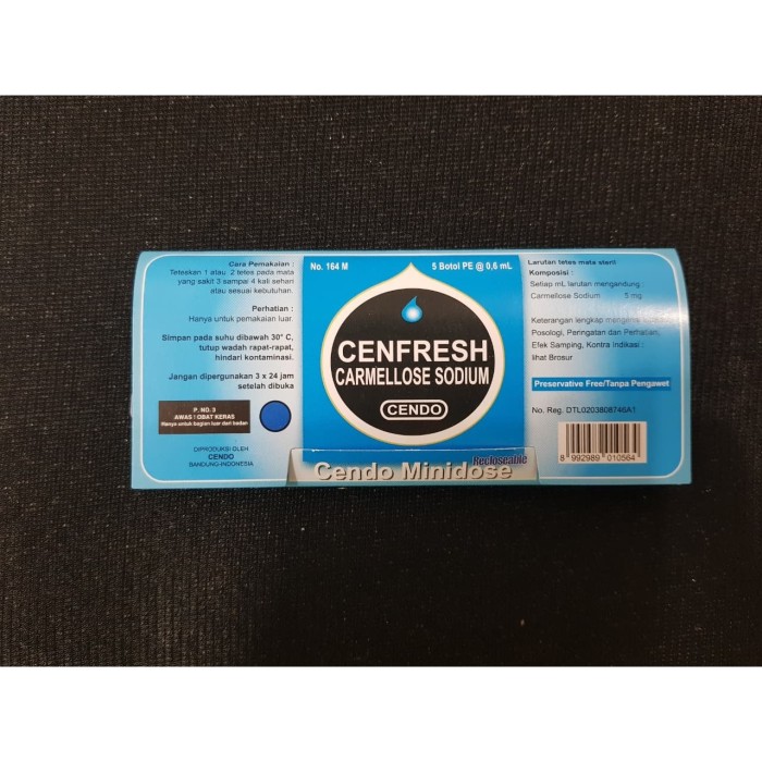 Cenfresh Cendo Minidose Steril (obat Tetes Mata Tanpa Pengawet)