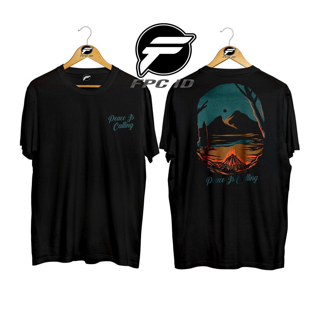 Kaos Surfing Peace Is Calling Cotton Combed 30s Premium