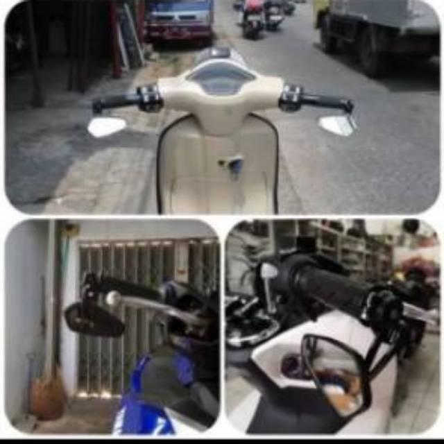 Spion Jalu Oval Cnc Nmax Aerox Vario 150 PCX Lexi Vespa Honda ADV Spion Jalu Oval model RIDE IT