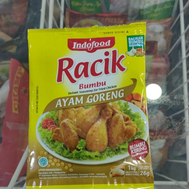 

Indofood Racik Bumbu ayam goreng 26gr