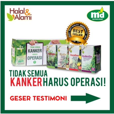 PROMO !! Obat Kanker Dan Obat Tumor PTK ASM-MD Herbal PAKET OBAT HERBAL TUMOR DAN KANKER MDHerbal