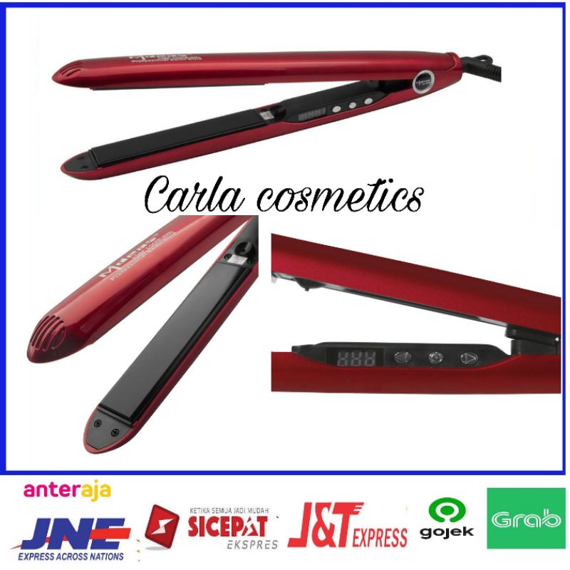 catokan pelurus rambut mideas multifungsi tourmaline f601e+L / catok rambut lurus mideas