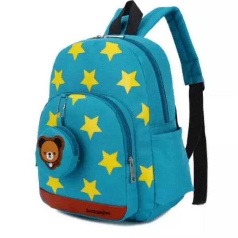 Back Pack Double Decker_Tas Ransel Anak_Lol_Unicorn_Superhero_Paw Patrol_Shopkins Dansuhaoungho