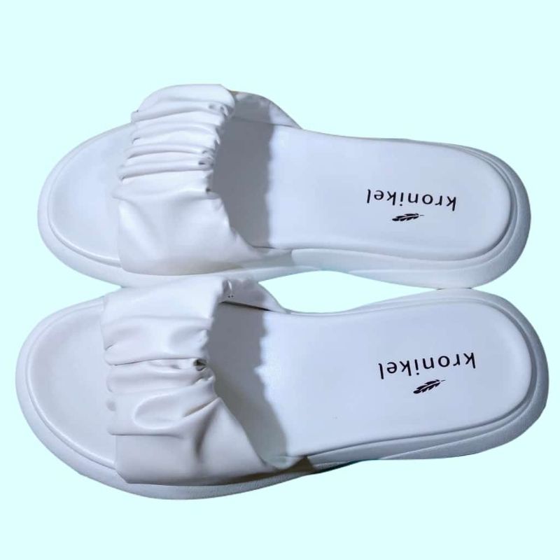 Kronikel Project-Sandal Ellen-Putih BARU