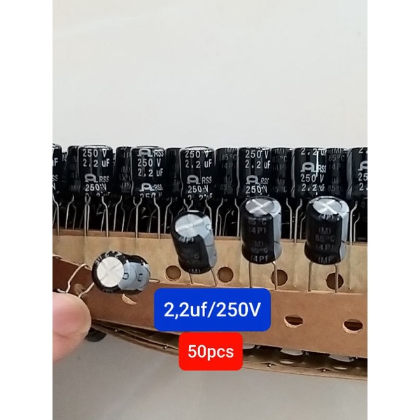 Elco 2,2uf 250V 50pcs