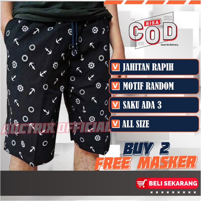 BISA COD Celana Pendek Pria Surfing Distro Premium Santai Kolor Dewasa All Size